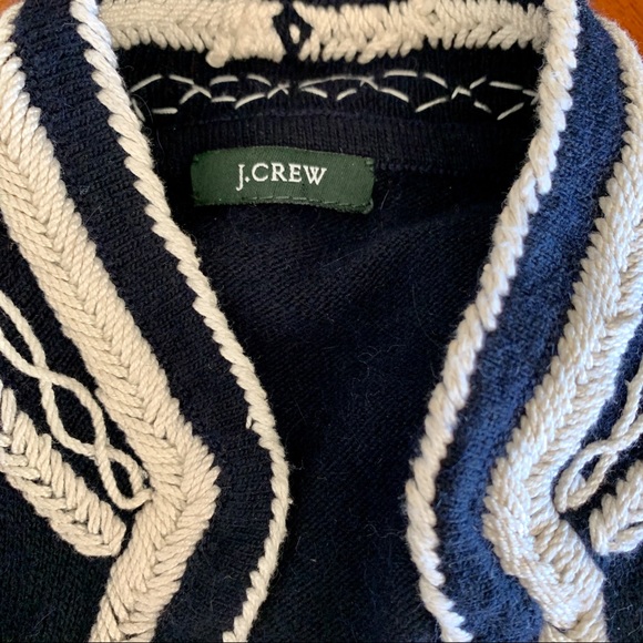 J.Crew Navy Tunic Sweater Small - Picture 4 of 6